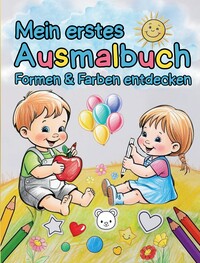 Vorderes Coverbild Mein erstes Ausmalbuch für Kinder ab 2 Jahre