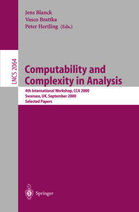 Vorderes Coverbild Computability and Complexity in Analysis