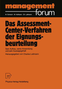 Vorderes Coverbild Das Assessment-Center-Verfahren der Eignungsbeurteilung
