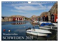 Vorderes Coverbild Wundervolles Schweden 2025 (Wandkalender 2025 DIN A4 quer), CALVENDO Monatskalender
