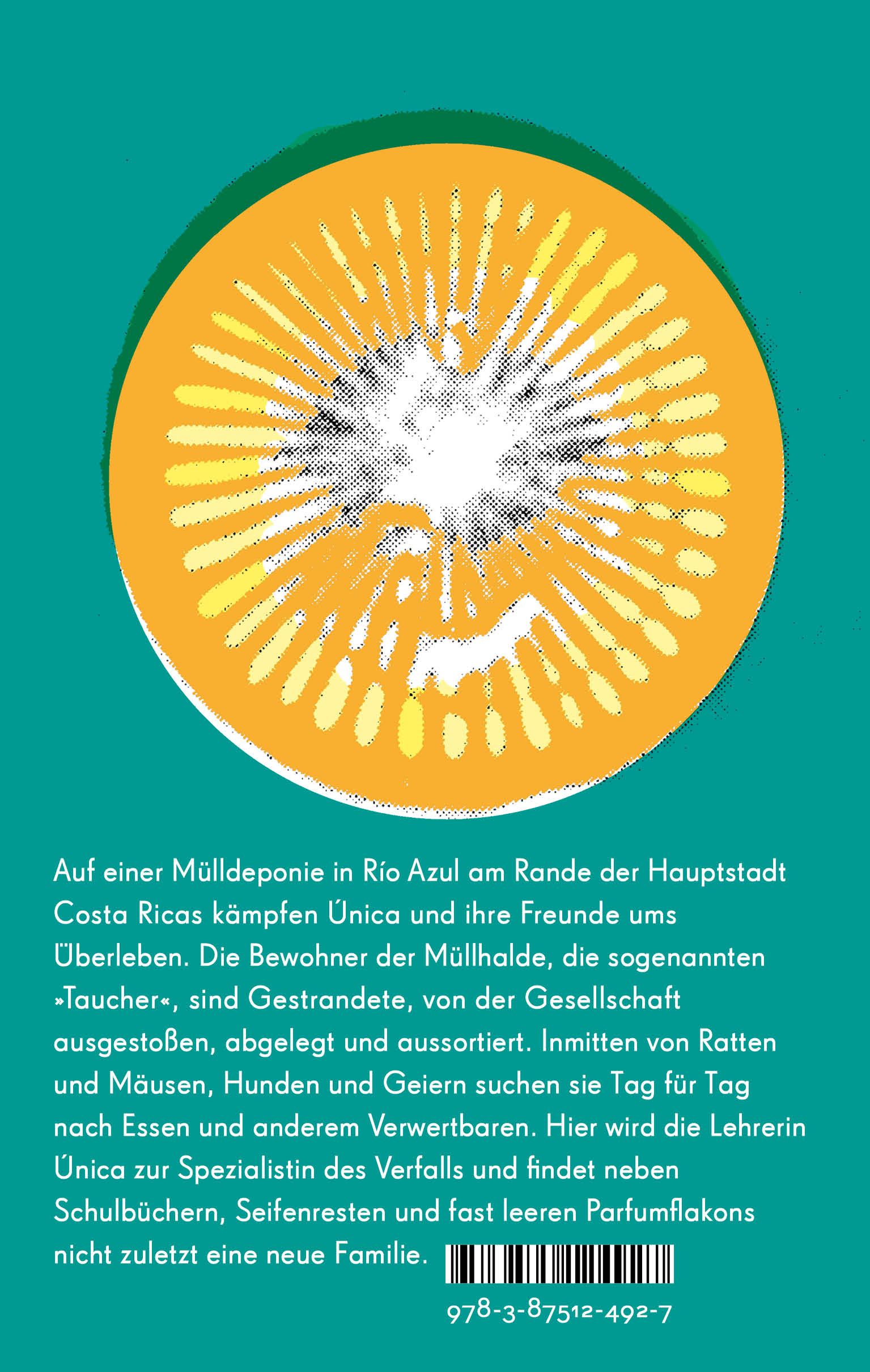 Rückseitencover Única blickt aufs Meer