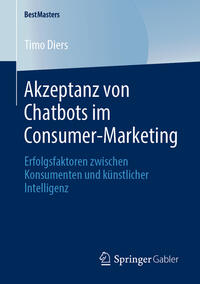 Vorderes Coverbild Akzeptanz von Chatbots im Consumer-Marketing