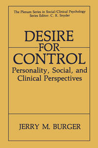 Vorderes Coverbild Desire for Control