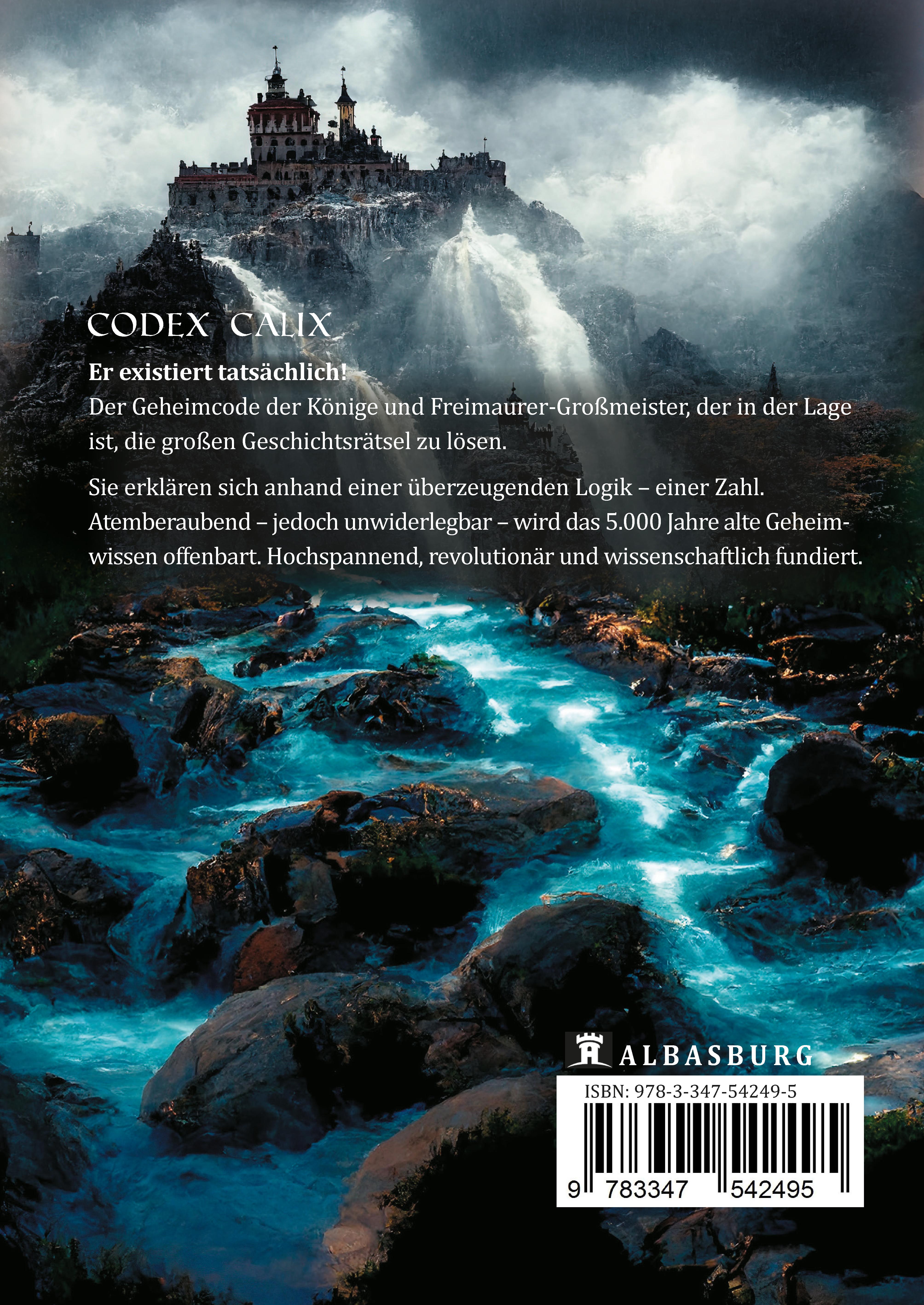 Rückseitencover Codex Calix - Das Geheimnis der Könige