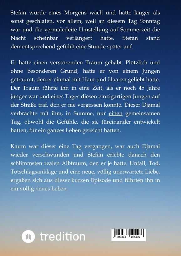 Rückseitencover Die Liebe eines Tages