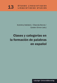Vorderes Coverbild Clases y categorías en la formación de palabras en español