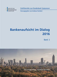 Vorderes Coverbild Bankenaufsicht im Dialog 2017