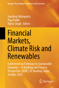 Vorderes Coverbild Financial Markets, Climate Risk and Renewables