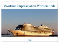 Vorderes Coverbild Maritime Impressionen Warnemünde (Wandkalender 2026 DIN A2 quer), CALVENDO Monatskalender