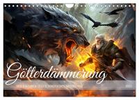 Vorderes Coverbild Götterdämmerung - Der Ragnarök in der nordischen Mythologie (Wandkalender 2025 DIN A4 quer), CALVENDO Monatskalender