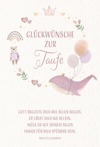Vorderes Coverbild Glückwünsche zur Taufe