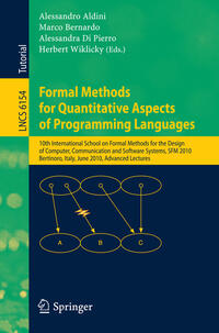 Vorderes Coverbild Formal Methods for Quantitative Aspects of Programming Languages