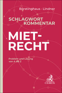 Vorderes Coverbild Schlagwortkommentar Mietrecht