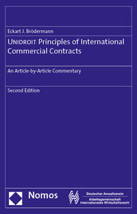 Vorderes Coverbild UNIDROIT Principles of International Commercial Contracts