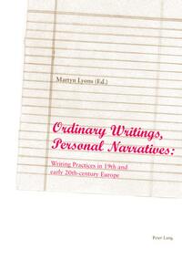 Vorderes Coverbild Ordinary Writings, Personal Narratives