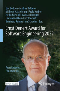 Vorderes Coverbild Ernst Denert Award for Software Engineering 2022