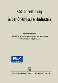 Vorderes Coverbild Kostenrechnung in der Chemischen Industrie