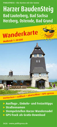 Vorderes Coverbild Harzer BaudenSteig, Bad Lauterberg, Bad Sachsa, Herzberg, Osterode, Bad Grund