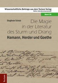 Vorderes Coverbild Die Magie in der Literatur des Sturm und Drang