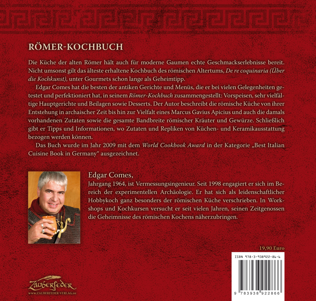 Rückseitencover Römer-Kochbuch