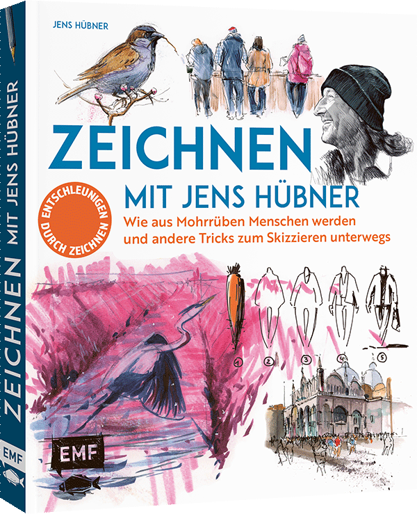 Anderes Coverbild Zeichnen mit Jens Hübner – Entschleunigen durch Zeichnen