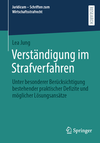 Vorderes Coverbild Verständigung im Strafverfahren