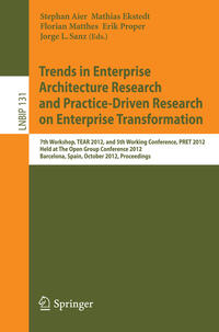 Vorderes Coverbild Trends in Enterprise Architecture Research and Practice-Driven Research on Enterprise Transformation
