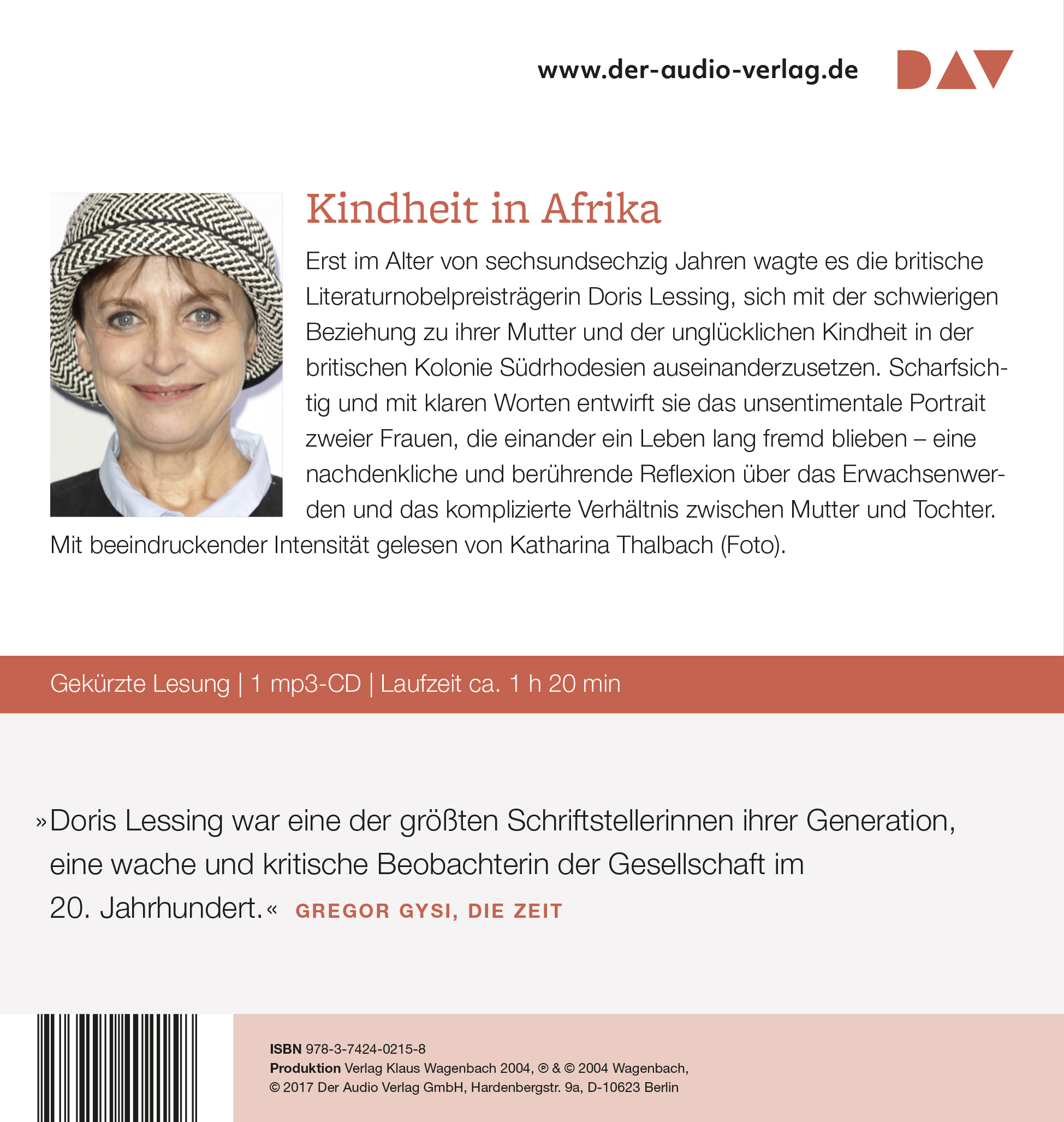Rückseitencover Das Leben meiner Mutter