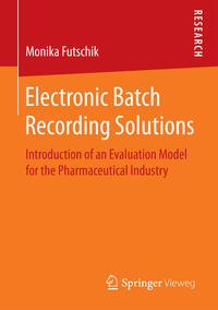 Vorderes Coverbild Electronic Batch Recording Solutions