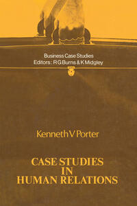 Vorderes Coverbild Case Studies in Human Relations