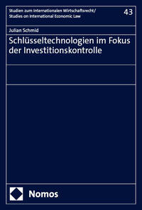 Vorderes Coverbild Schlüsseltechnologien im Fokus der Investitionskontrolle