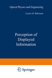 Vorderes Coverbild Perception of Displayed Information