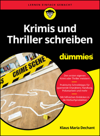 Vorderes Coverbild Krimis und Thriller schreiben für Dummies