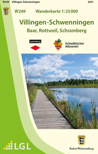 Vorderes Coverbild W249 Wanderkarte 1:25 000 Villingen-Schwenningen
