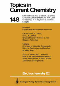 Vorderes Coverbild Electrochemistry III