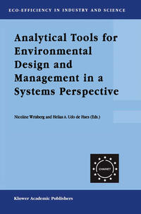 Vorderes Coverbild Analytical Tools for Environmental Design and Management in a Systems Perspective