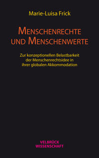 Vorderes Coverbild Menschenrechte und Menschenwerte