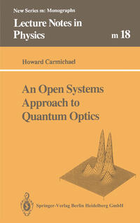 Vorderes Coverbild An Open Systems Approach to Quantum Optics