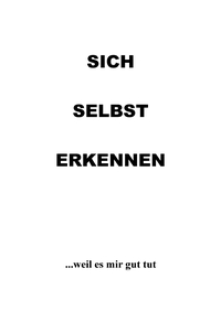 Vorderes Coverbild Sich selbst erkennen