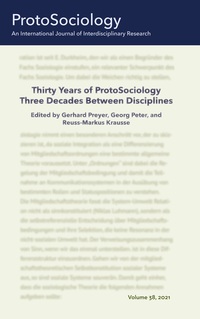Vorderes Coverbild Thirty Years of ProtoSociology - Three Decades Between Disciplines