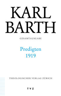 Vorderes Coverbild Karl Barth Gesamtausgabe