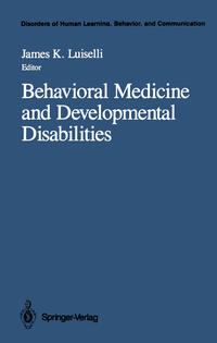 Vorderes Coverbild Behavioral Medicine and Developmental Disabilities