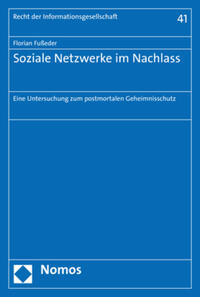 Vorderes Coverbild Soziale Netzwerke im Nachlass