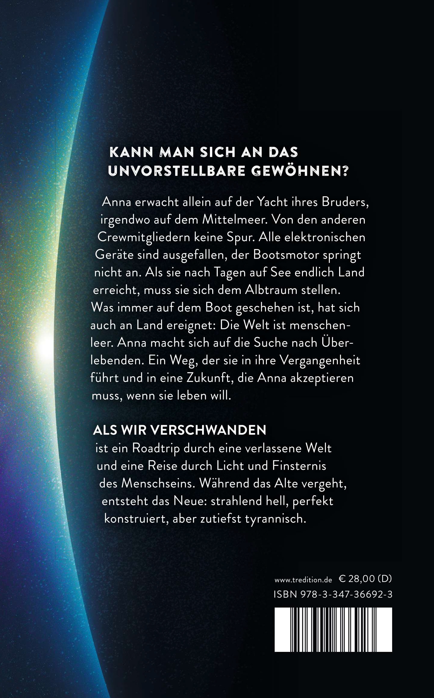 Rückseitencover Als wir verschwanden