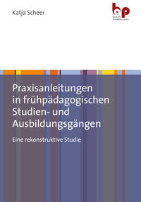 Vorderes Coverbild Praxisanleitungen in frühpädagogischen Studien- und Ausbildungsgängen