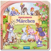 Vorderes Coverbild Trötsch Pappenbuch Puzzlebuch Märchen