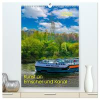 Vorderes Coverbild Kunst an Emscher und Kanal (hochwertiger Premium Wandkalender 2026 DIN A2 hoch), Kunstdruck in Hochglanz