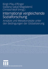 Vorderes Coverbild International vergleichende Sozialforschung
