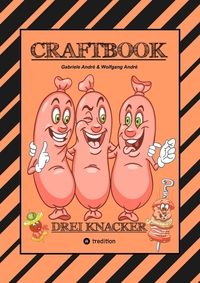 Vorderes Coverbild CRAFTBOOK - LUSTIGE GRILLPARTY - WITZIGE AUSMALMOTIVE - HAMBURGER - GEMÜSE - EIS - KNIFFLIGE RÄTSEL - SPANNENDES BASTELSPIEL MIT DER WAAGE