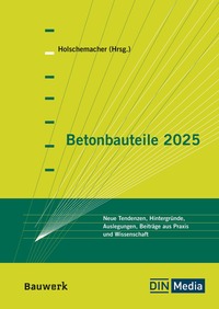 Vorderes Coverbild Betonbauteile 2025 - Buch mit E-Book